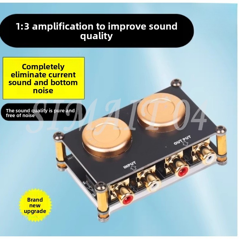 Passive Preamp - อุปกรณ์แยกเสียงแบบ Passive Audio Isolator Boost ช่วยเพิ่มคุณภาพเสียง