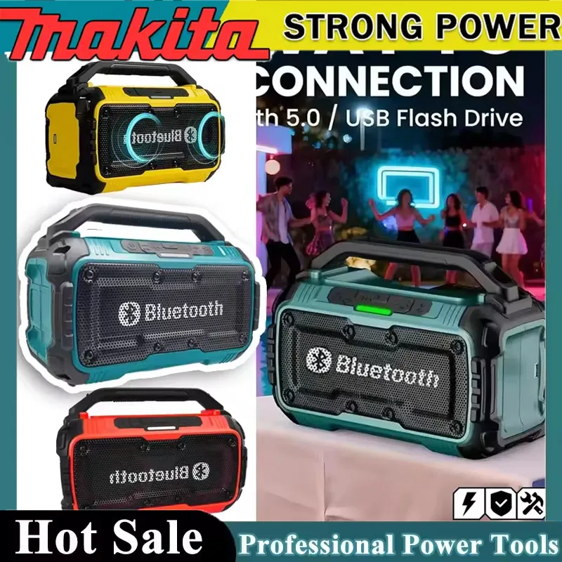 Speaker Driver - มากีต้า 3D ซับวูฟเฟอร์กลางแจ้งไร้สายบลูทูธแบบพกพาลำโพงคู่สำหรับเดวอลท์/มิลวอกี