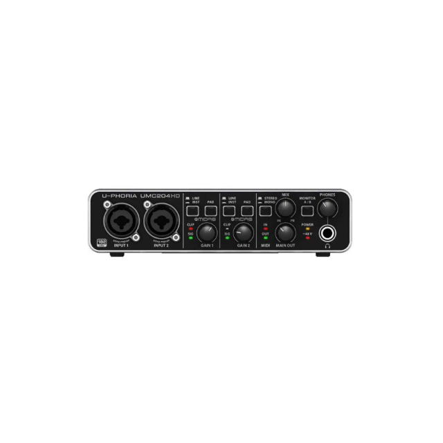 Usb Sound Card - การ์ดเสียงภายนอกสำหรับบันทึกเสียง 2x4, 24-บิต/192 kHz อินเทอร์เฟซ USB