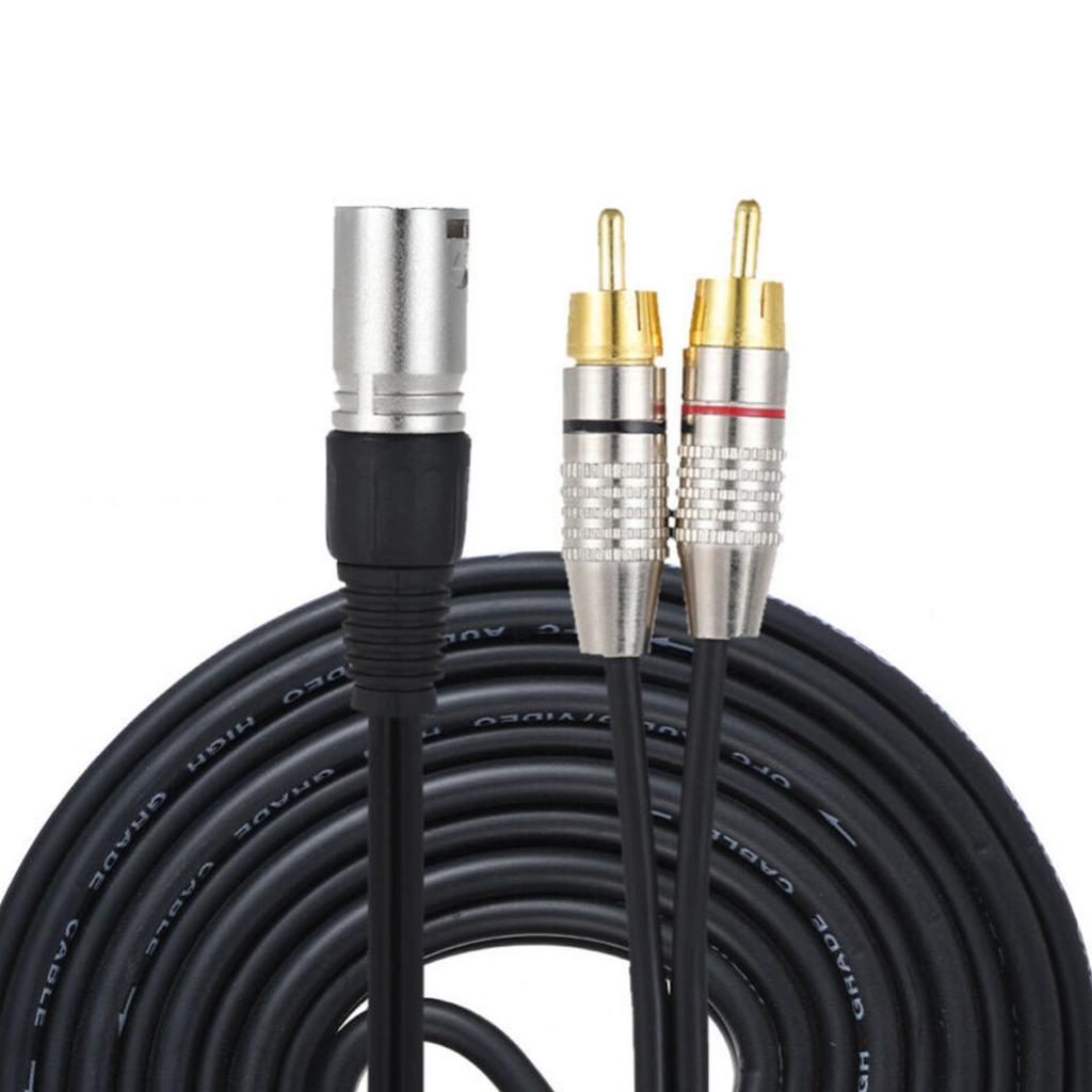 Rca Cable - สายแยกสัญญาณเสียง XLR เป็น RCA หัวต่อ RCA