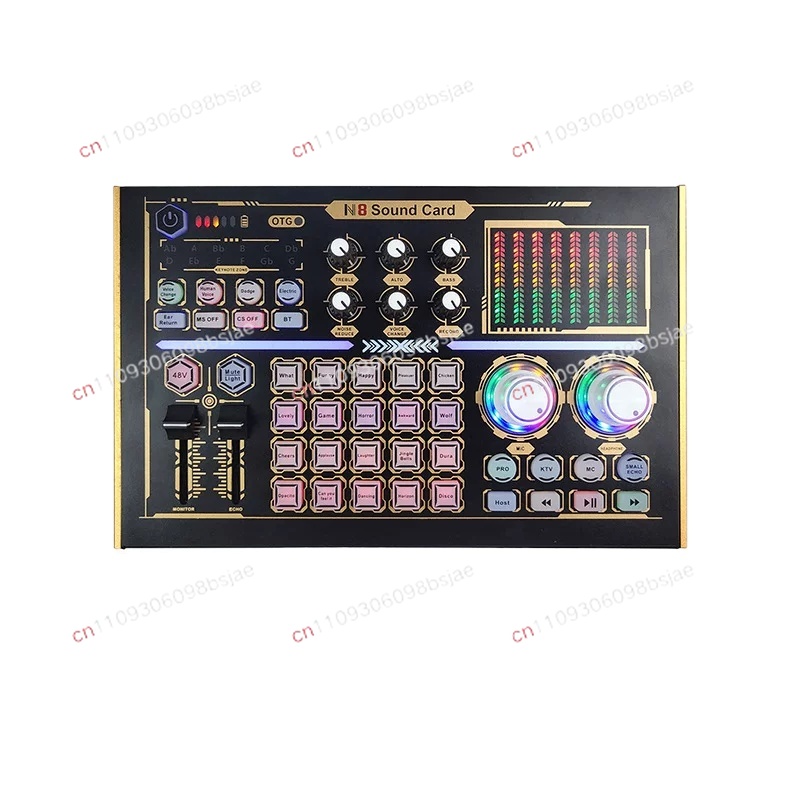 Usb Sound Card - การ์ดเสียง GAX-N8 สำหรับโทรศัพท์มือถือ คอมพิวเตอร์ และการถ่ายทอดสด รุ่นภาษาอังกฤษ