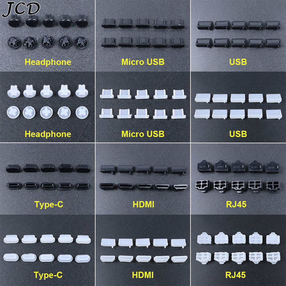 Mdi Cable - JCD 10 ชิ้นซิลิโคน Type-C Micro USB