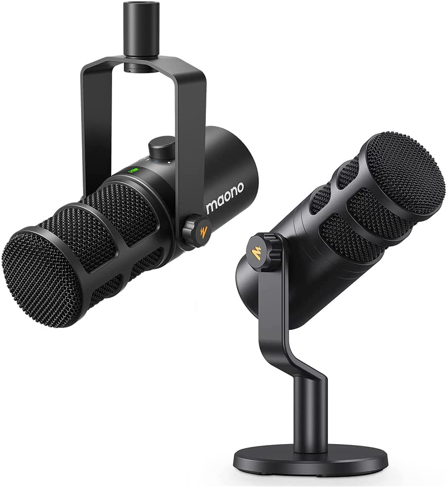 Audio Interface - การ์ดเสียงระดับมืออาชีพ MAONO พร้อมไมโครโฟนไดนามิกขนาด 25 มม. สำหรับสตูดิโอ