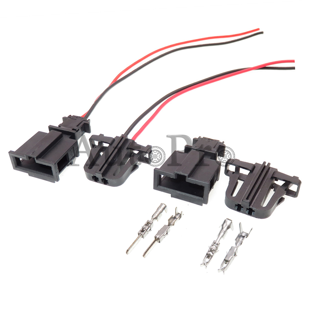 Audio Jumper Wire - 1ชุด2รู Auto ทวีตเตอร์ลำโพงสายไฟซ็อกเก็ตสำหรับ VW Audi 3B0972712