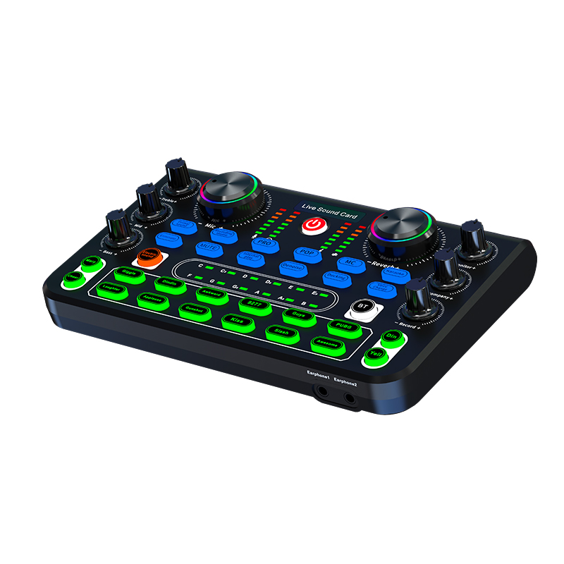 Usb Sound Card - อินเทอร์เฟซเสียงระดับมืออาชีพ Biner X60L การ์ดเสียง USB อุปกรณ์บันทึกเสียงสำหรับสตูดิโอเพลง