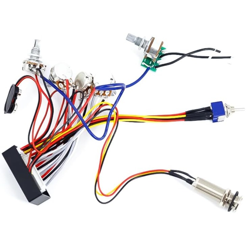 Passive Preamp - ชุดอุปกรณ์ปรับแต่งเสียง EQ แบบแอคทีฟและพาสซีฟ 3 แบนด์ พร้อมสายไฟสำเร็จรูป