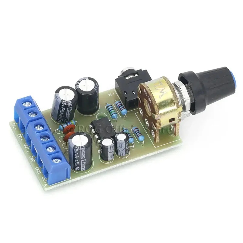 Audio Amplifier Board - TDA2822 TDA2822M บอร์ดแอมพลิฟายเออร์ DC 1.8-12V 2.0