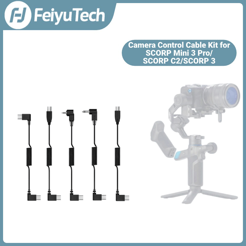 Trs Cable - FeiyuTech SCORP 5-in-1 ชุดสายเคเบิลควบคุมกล้อง USB-C ถึง