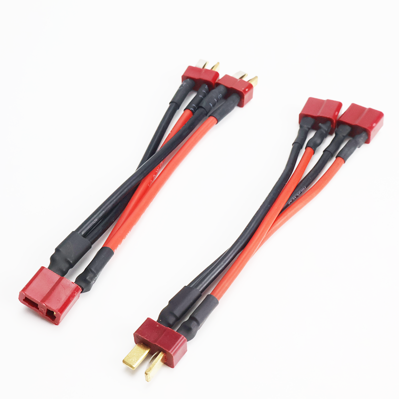 Rca Cable - สายเชื่อมต่อแบตเตอรี่แบบ T Plug 1 ชิ้น สายต่อพ่วงแบบคู่