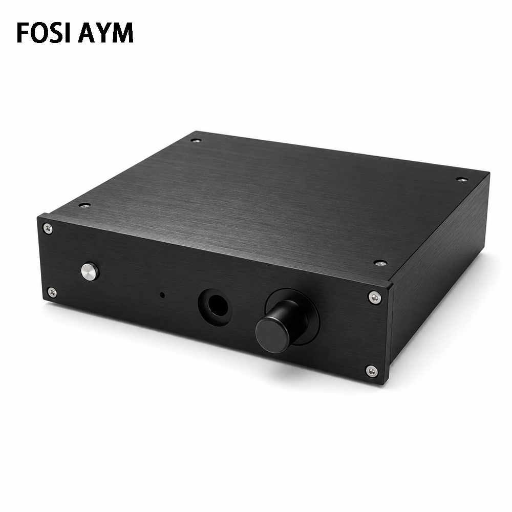 Speaker Enclosure - 220x52x191มม. FOSI AYM กล่องแอมป์หูฟังอะลูมิเนียมเต็มรูปแบบ DIY แชสซีแอมป์หูฟัง