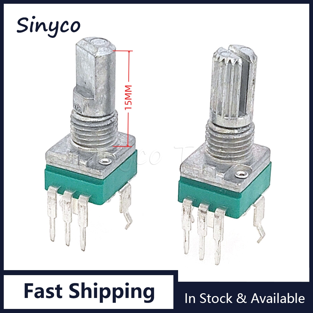 Potentiometer 10K - โพเทนชิโอมิเตอร์แบบปิดผนึก RK097 แบบเดี่ยว 3 ขา ขนาด