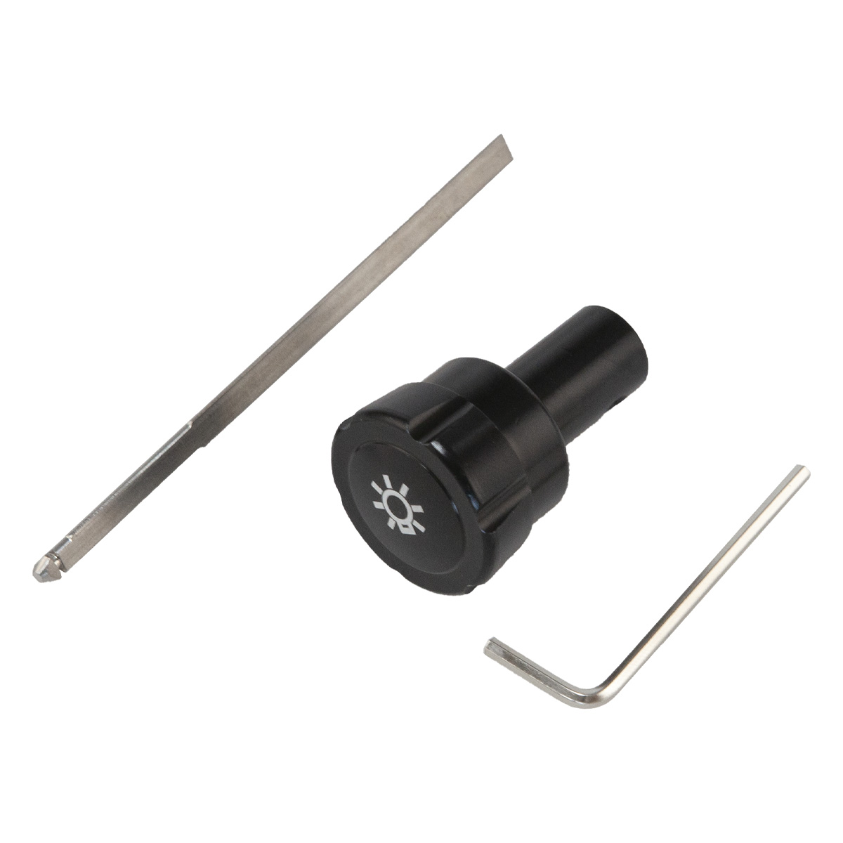 Knob Aluminum - ปุ่มสวิตช์ไฟหน้าอะลูมิเนียม F5TZ11661A 76871 ใช้ได้กับรถบรรทุก Ford F150