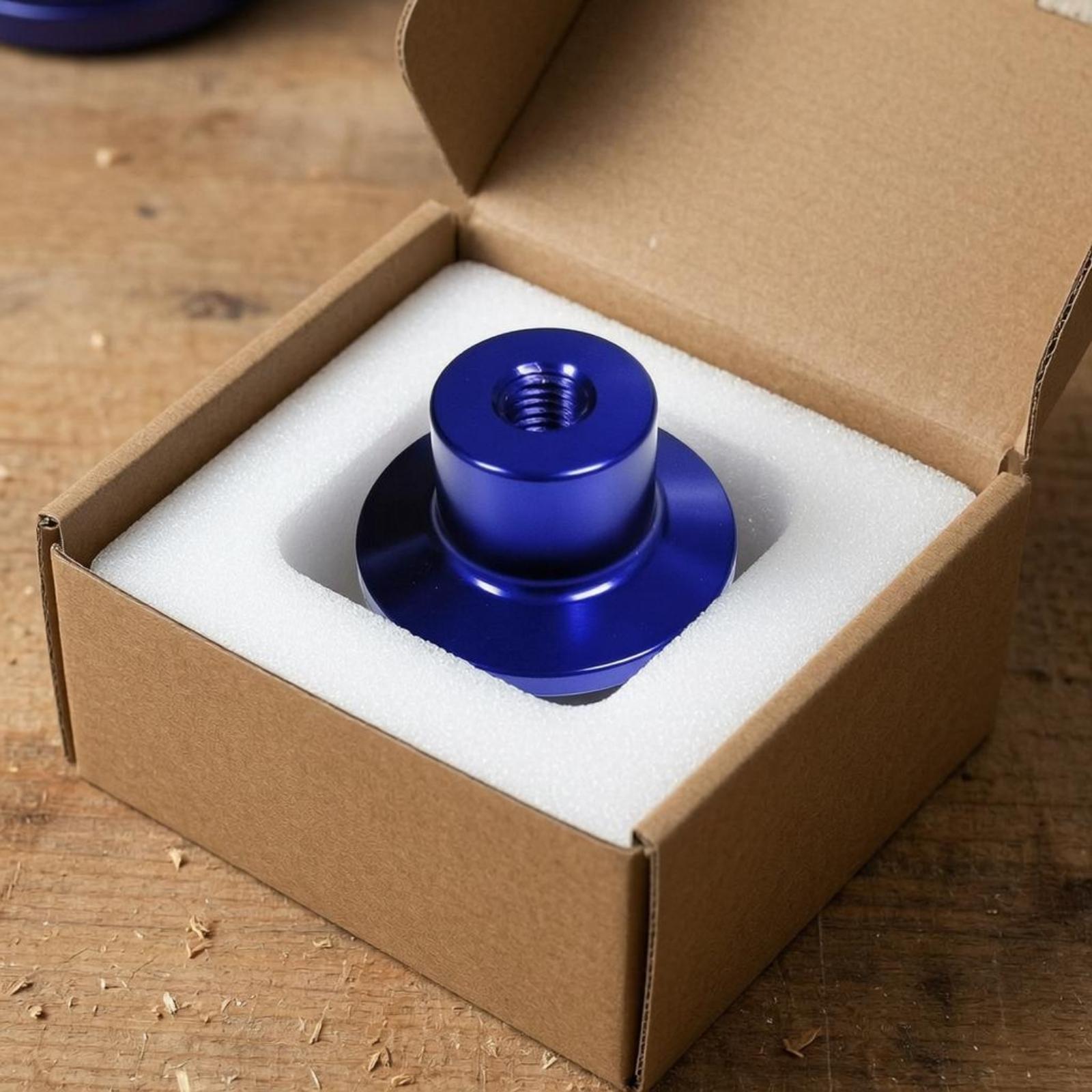 Knob Aluminum - ลูกบิดด้ามจับแบบมีเกลียวขนาด 10 มิลลิเมตร ด้ามจับอะโนไดซ์ ลูกบิดอะลูมิเนียมเรียบ