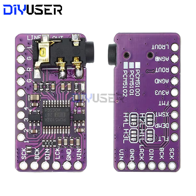 Pcm5102 - อินเทอร์เฟซสำหรับ I2S PCM5102A ถอดรหัส DAC เครื่องเล่น