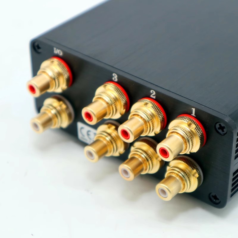 Passive Preamp - Tiancoolkei HIFI-CMC ตัวเลือกอินพุตเสียง RCA แบบพาสซีฟระดับไฮเอนด์3กลุ่ม2ช่อง3เลือก1เอาต์พุตตัวสลับสัญญาณอินพุตสัญญาณเสียง