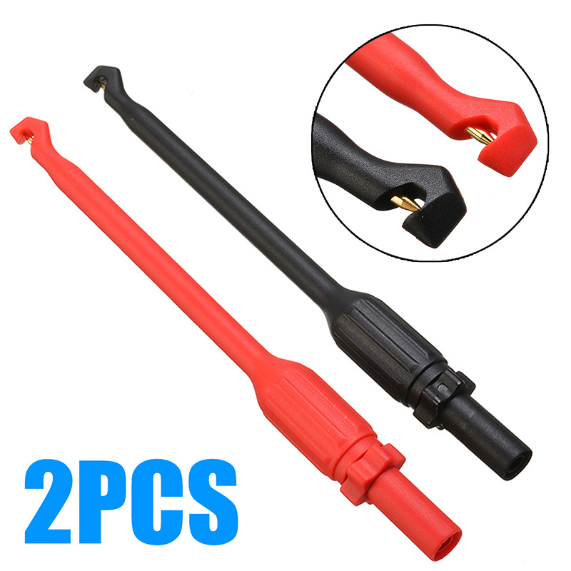 Banana Plug - หัววัดแบบเสียบปลั๊กกล้วยขนาด 4 มม., ไม่มีสายหัก, เข็มเหล็กเจาะแบบรวดเร็ว, หัววัดตรวจจับวงจร,