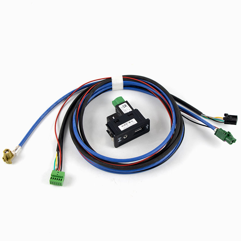 Mdi Cable - สวิตช์เชื่อมต่ออุปกรณ์มีเดียในรถยนต์ AUX USB Carplay สำหรับรถยนต์ VW