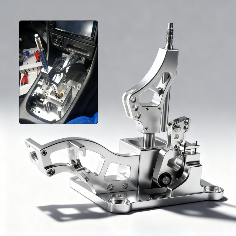 Knob Aluminum - หัวเกียร์อะลูมิเนียมบิลเล็ตสำหรับ Honda Civic EG EK EF