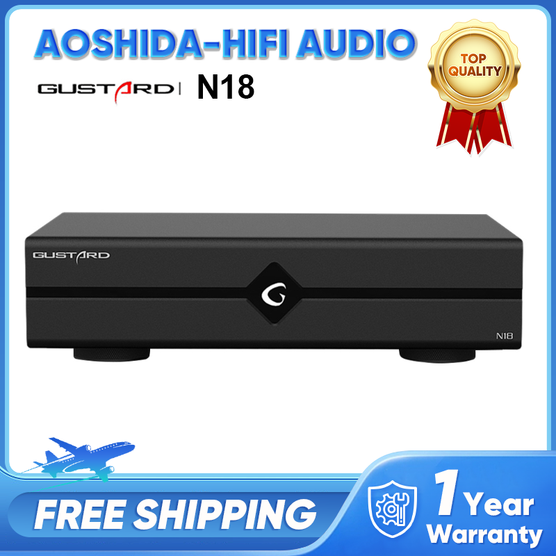 Audio Interface - Gustard N18เครือข่าย N18pro อีเธอร์เน็ตสวิตช์อีเธอร์เน็ตแบบปรับตัวได้สวิตช์ส่งสัญญาณเสียงไฮไฟ10ม./100ม./1000ม. อะแดปเตอร์เน็ตอินเตอร์เฟซ10MHz