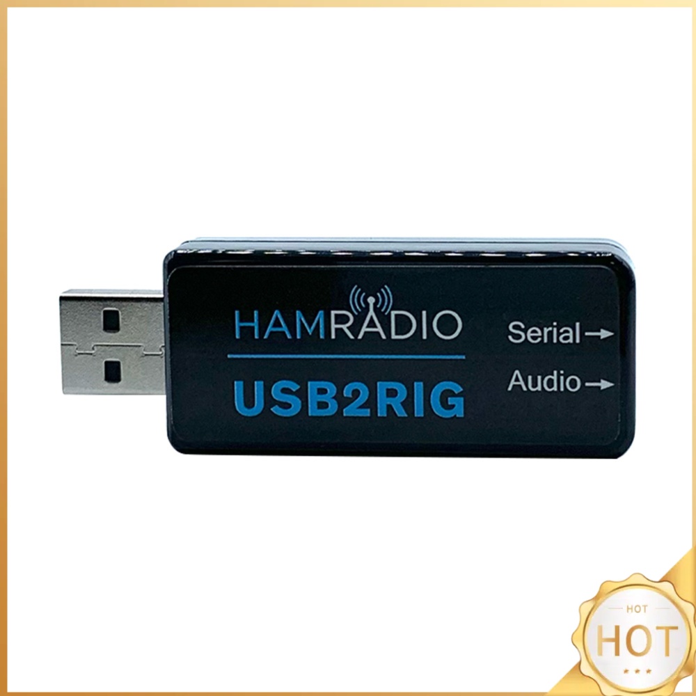 Usb Sound Card - USB2RIG อะแดปเตอร์การ์ดเสียง USB สำหรับวิทยุ ตัวเชื่อมต่อการ์ดเสียงระดับ TTL/232
