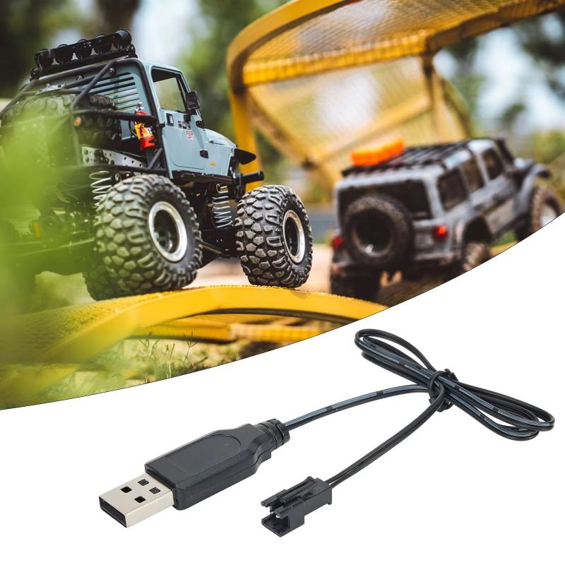 Rca Cable - สายชาร์จแบตเตอรี่ลิเธียม 3.7V SM 2P สายชาร์จ USB