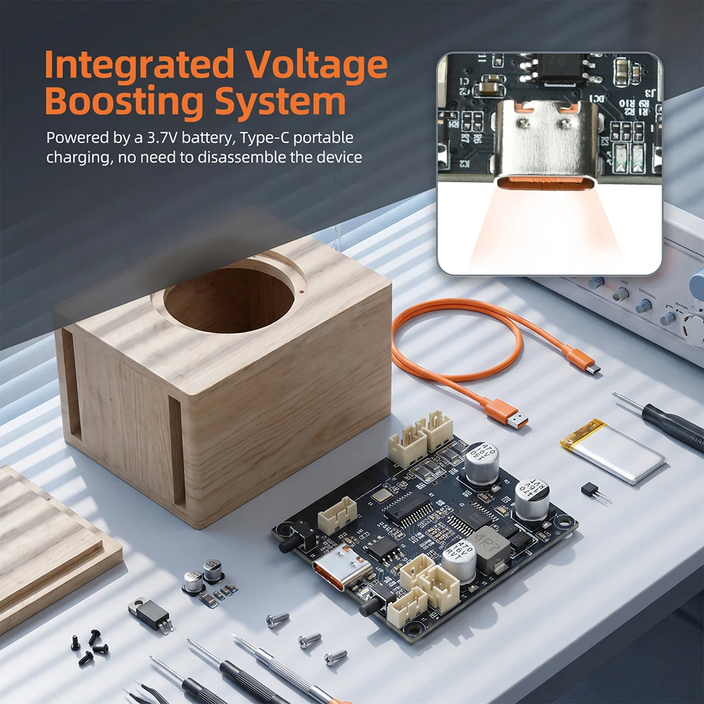 Sbc Audio Amplifier - บอร์ดขยายเสียงบลูทูธ 6.0 แบบสองช่องสัญญาณ พร้อมฟังก์ชันเพิ่มเสียงเบส บอร์ดลำโพง DIY