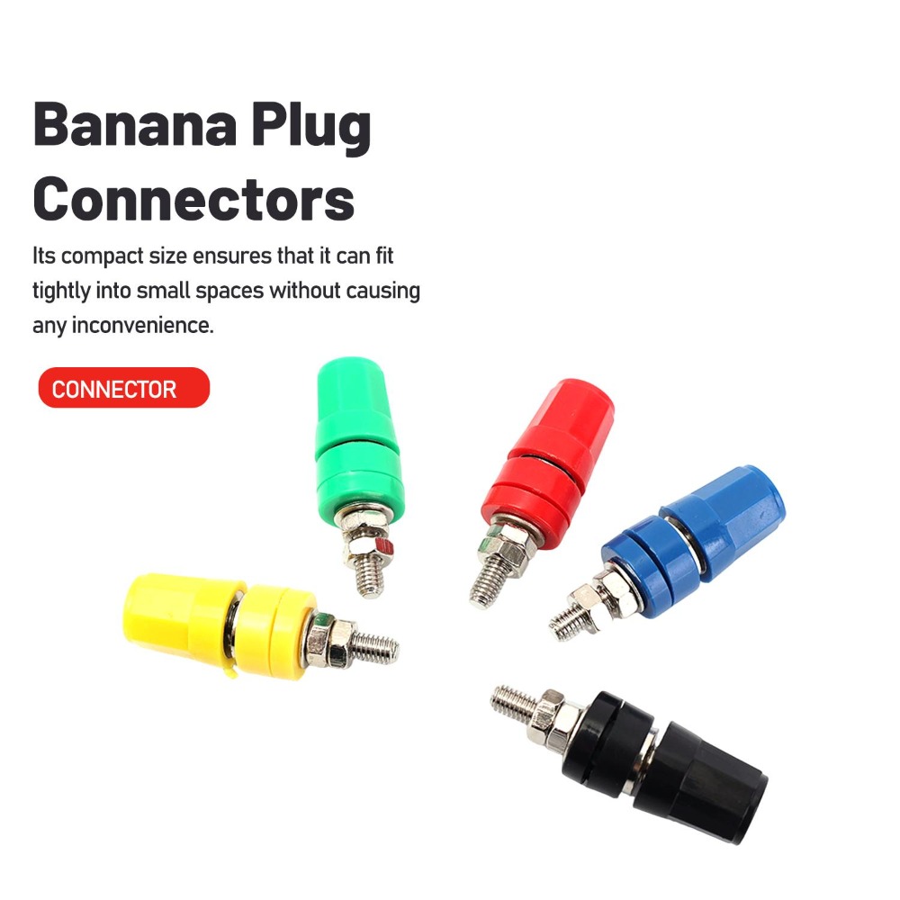 1-6 ชิ้น ขั้วต่อแบบบานาน่า 4 ม - Banana Plug บทวิจารณ์และราคา