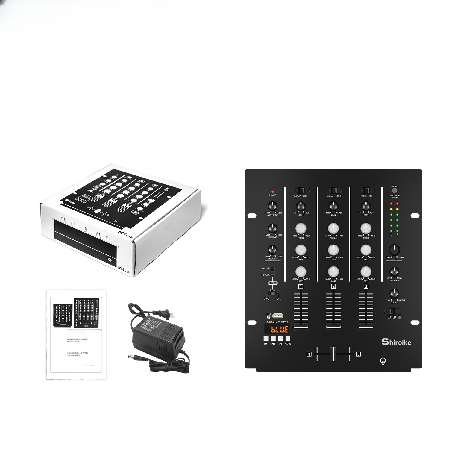มิกเซอร์ดีเจ 4 แชนแนล, คอนโซลม - Audio Interface บทวิจารณ์และราคา