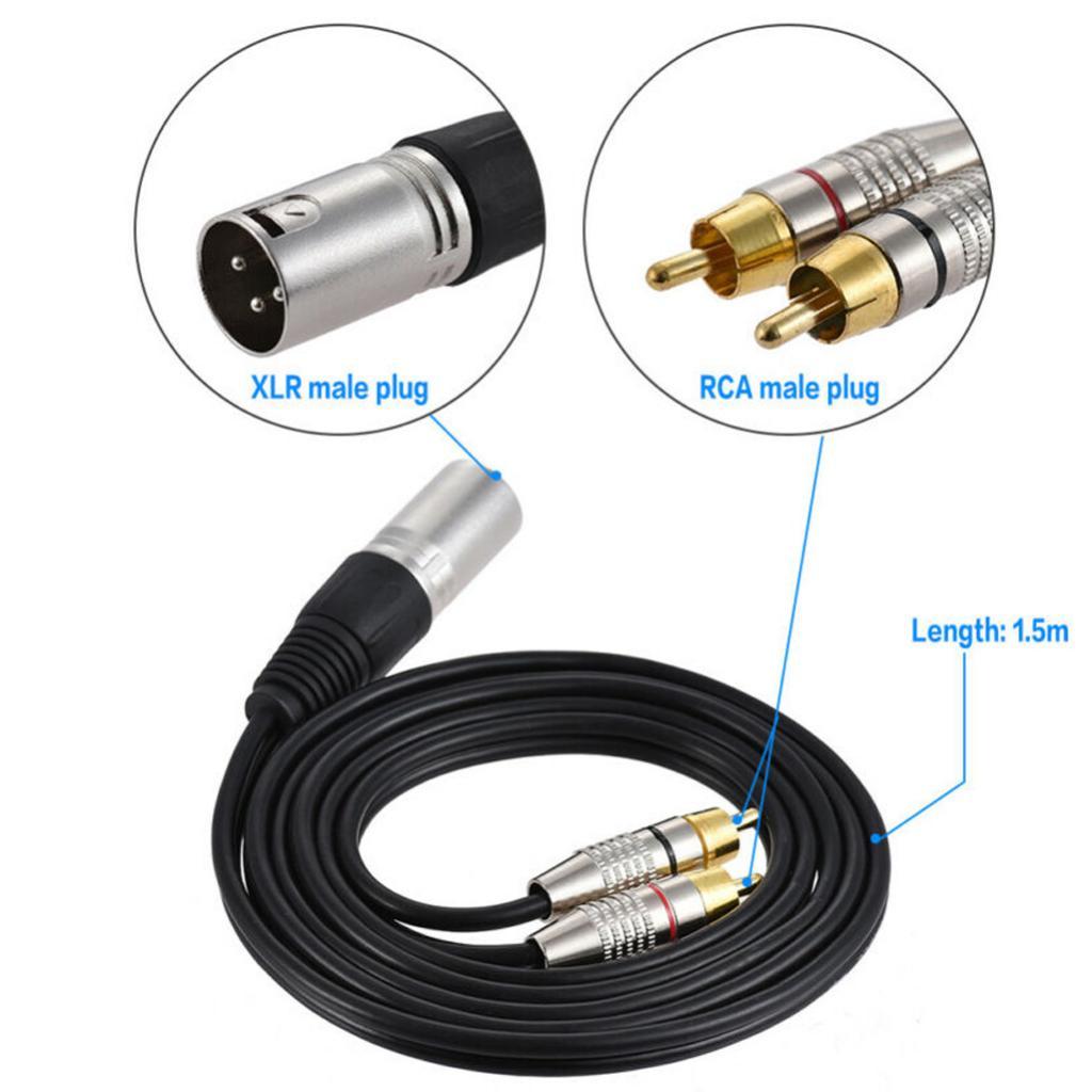 สายแยกสัญญาณเสียง XLR เป็น RCA - Rca Cable บทวิจารณ์และราคา