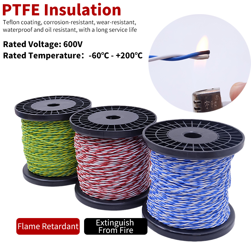 PTFE ลวด AFS200 2pins 26/25/24 - Audio Jumper Wire บทวิจารณ์และราคา