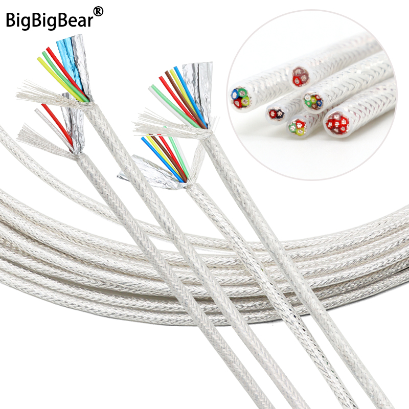1/5/10m FEP สายป้องกัน 2 3 4 6 - Audio Jumper Wire บทวิจารณ์และราคา