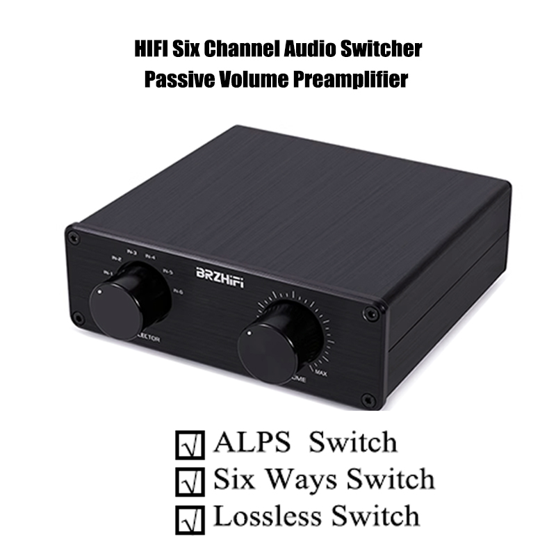 HIFI lossless 6ทางตัวสลับสัญญา - Passive Preamp บทวิจารณ์และราคา