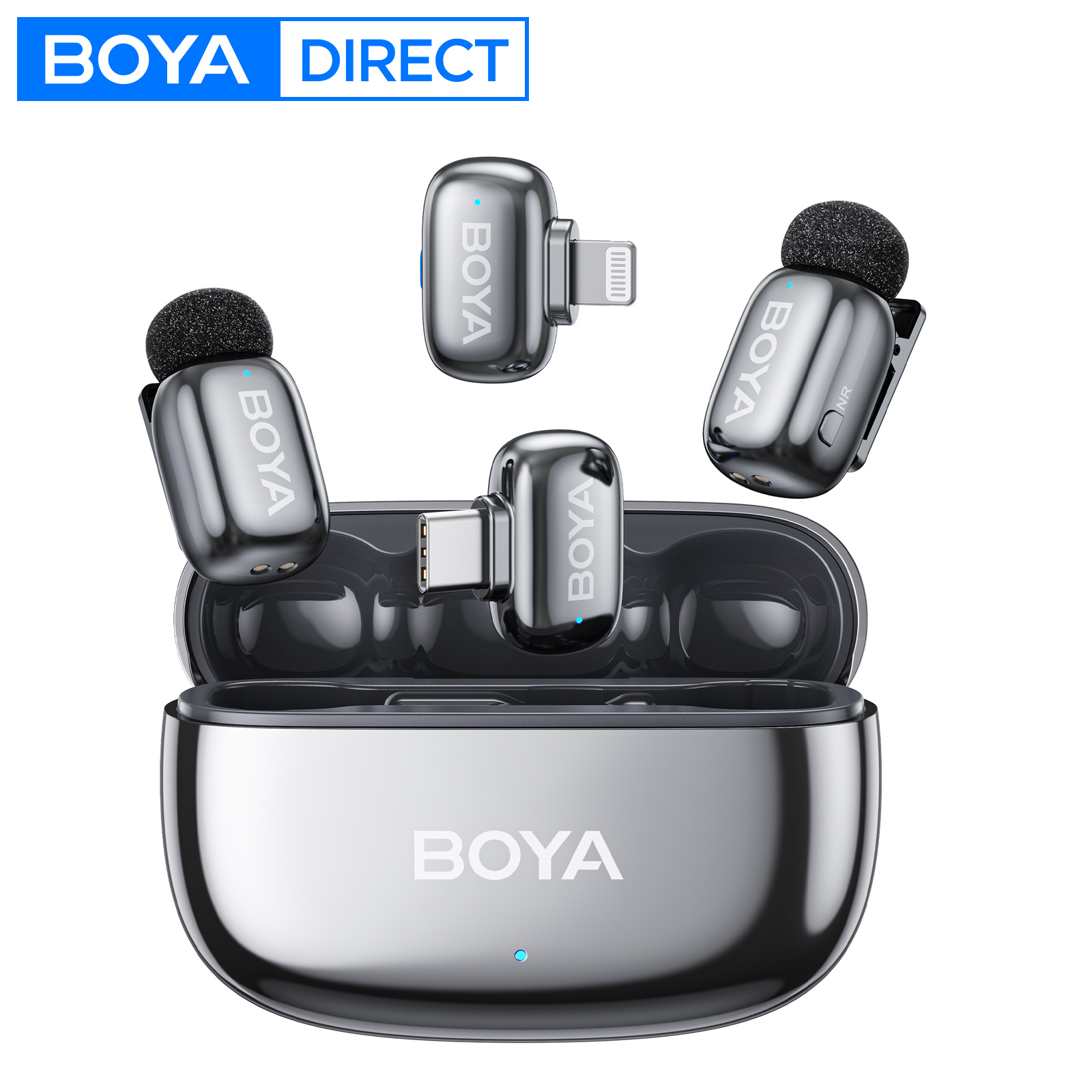 ไมโครโฟนไร้สาย BOYA Mini 2 แบบ - Condenser Microphone Kit บทวิจารณ์และราคา