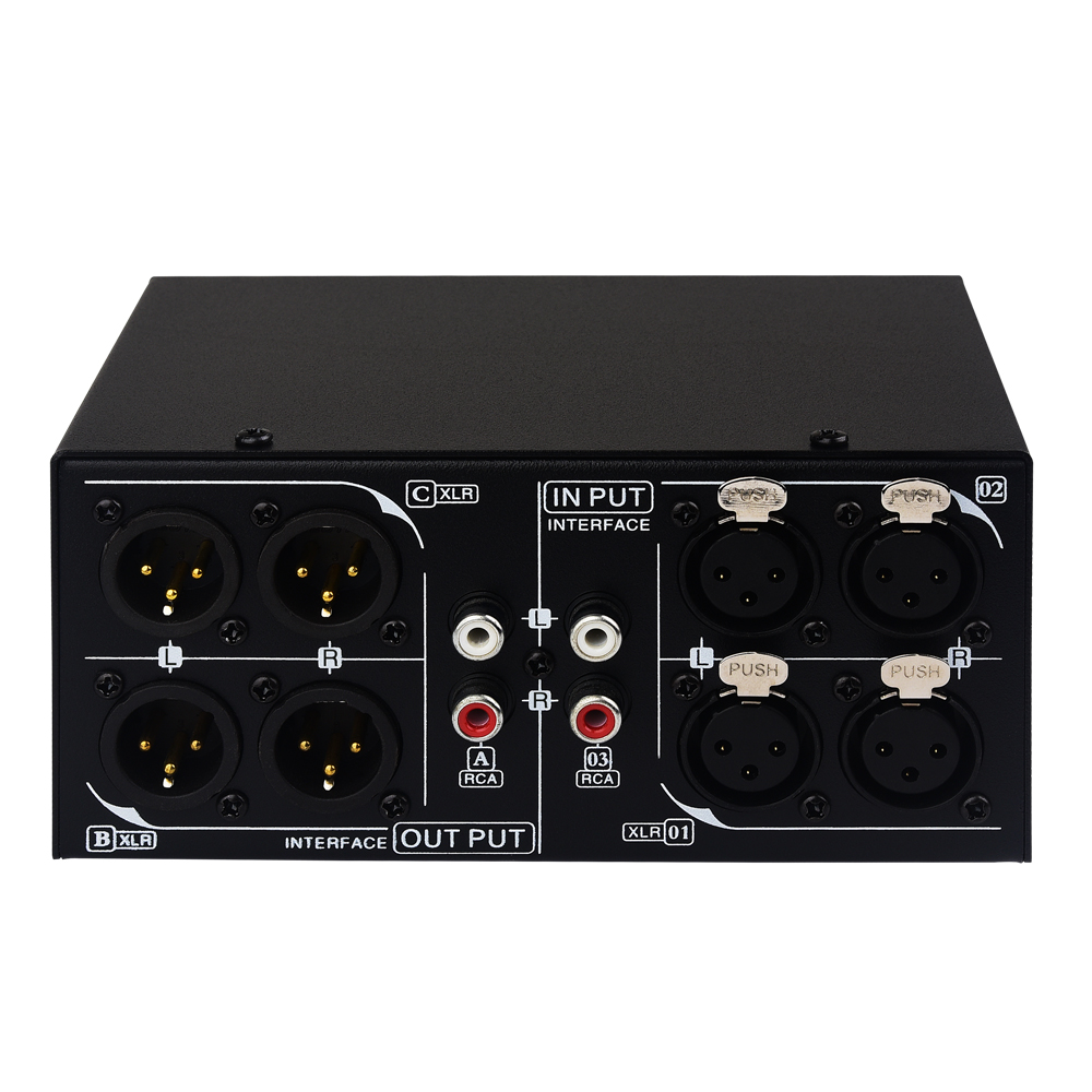 3 In 3 Out ที่สมดุล XLR สัญญาณ - Passive Preamp บทวิจารณ์และราคา