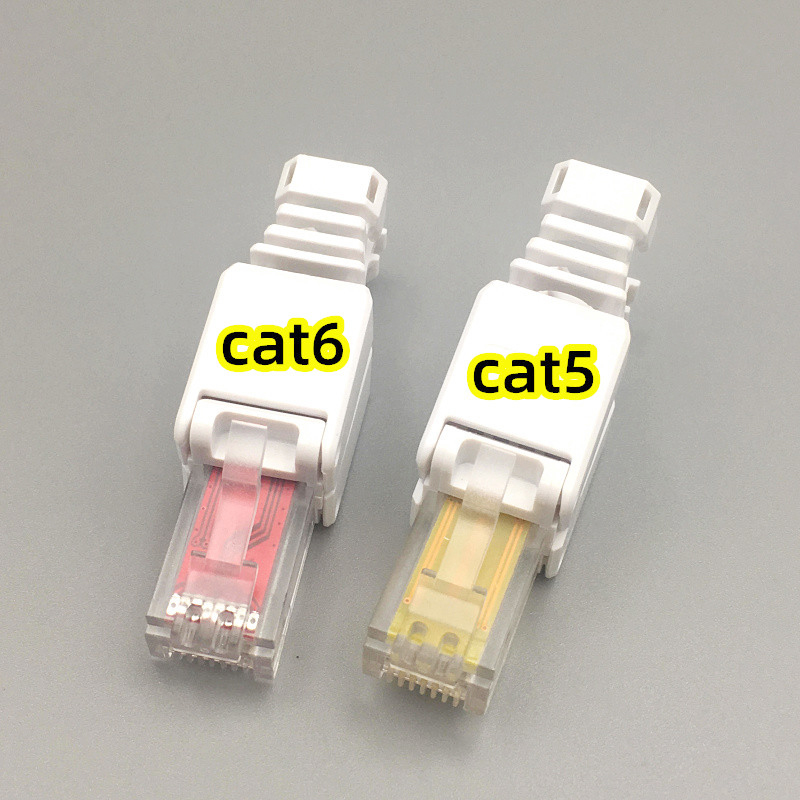 2pcs Cat5E Cat6 RJ45 Connector - Rj45 Jack บทวิจารณ์และราคา
