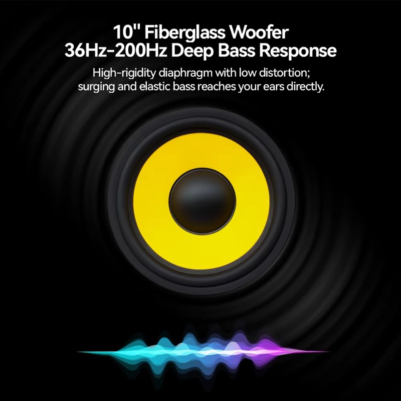 ซับวูฟเฟอร์เบสหนัก 10 นิ้ว ระบ - Subwoofer บทวิจารณ์และราคา