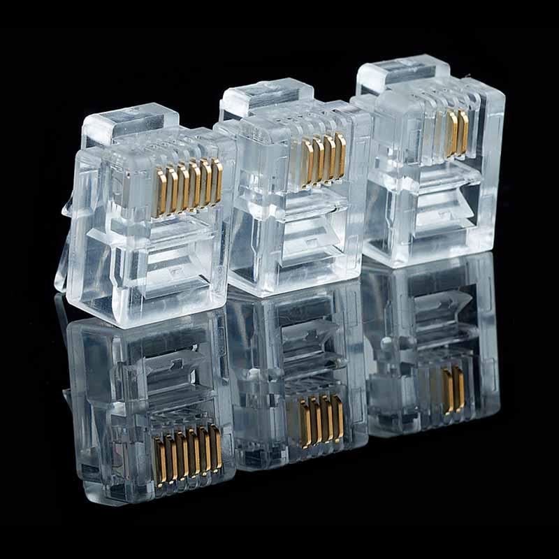 20/50/100PCS RJ11 6P2C 6P4C 6P - Rj45 Jack บทวิจารณ์และราคา