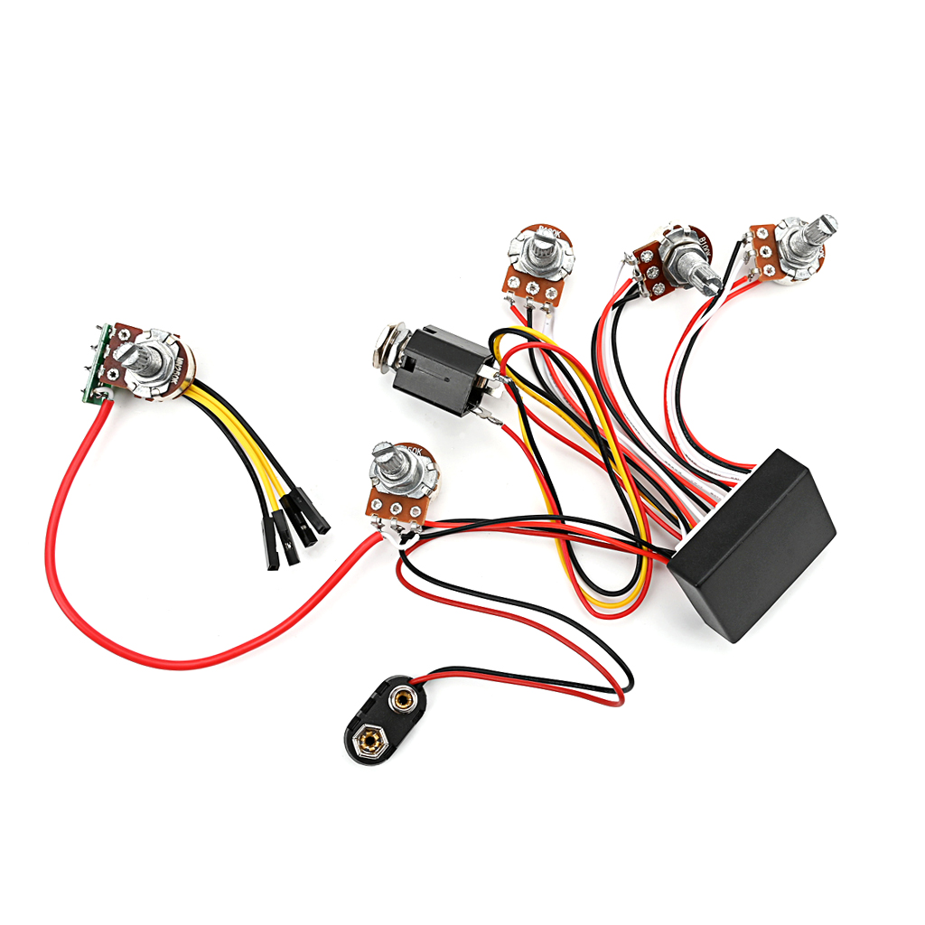 วงจรพรีแอมป์เบส3แบนด์แบบแอคทีฟ - Passive Preamp บทวิจารณ์และราคา