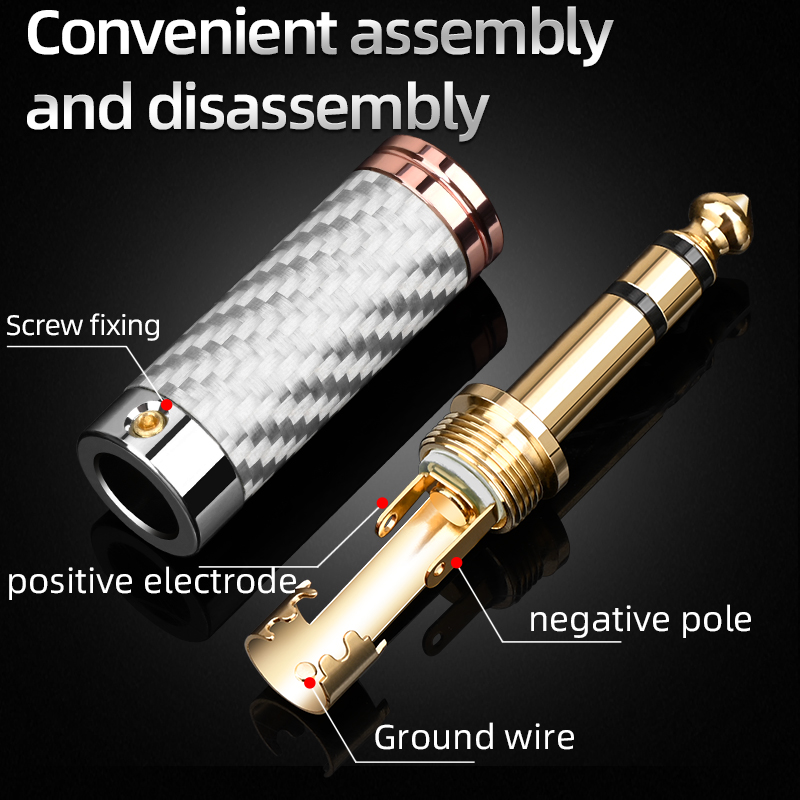 ATAUDIO 4PCS 6.5 มม.โรเดียมชุบ - Trs Cable บทวิจารณ์และราคา