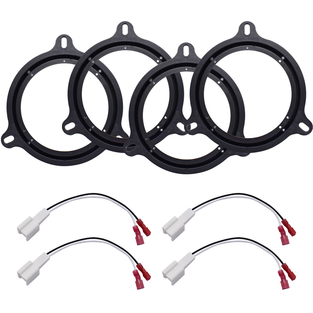 2 คู่ 6.5 นิ้วรถลําโพงอะแดปเตอ - Audio Jumper Wire บทวิจารณ์และราคา