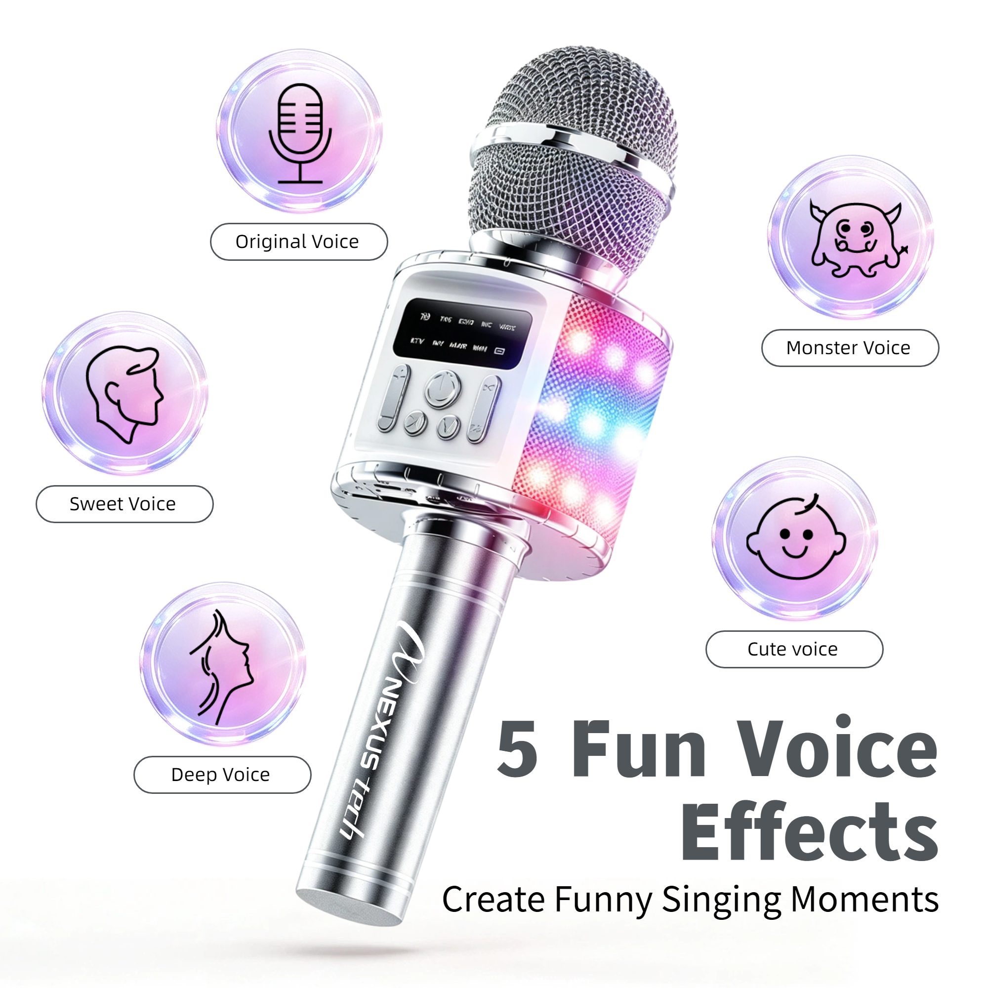 ไมโครโฟนคาราโอเกะไร้สายคู่ TWS - Condenser Microphone Kit บทวิจารณ์และราคา
