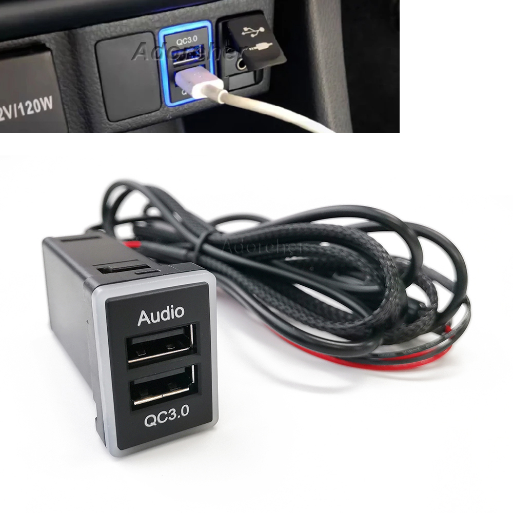 1 PC Fast Car Charger เสียง QC - Audio Interface บทวิจารณ์และราคา