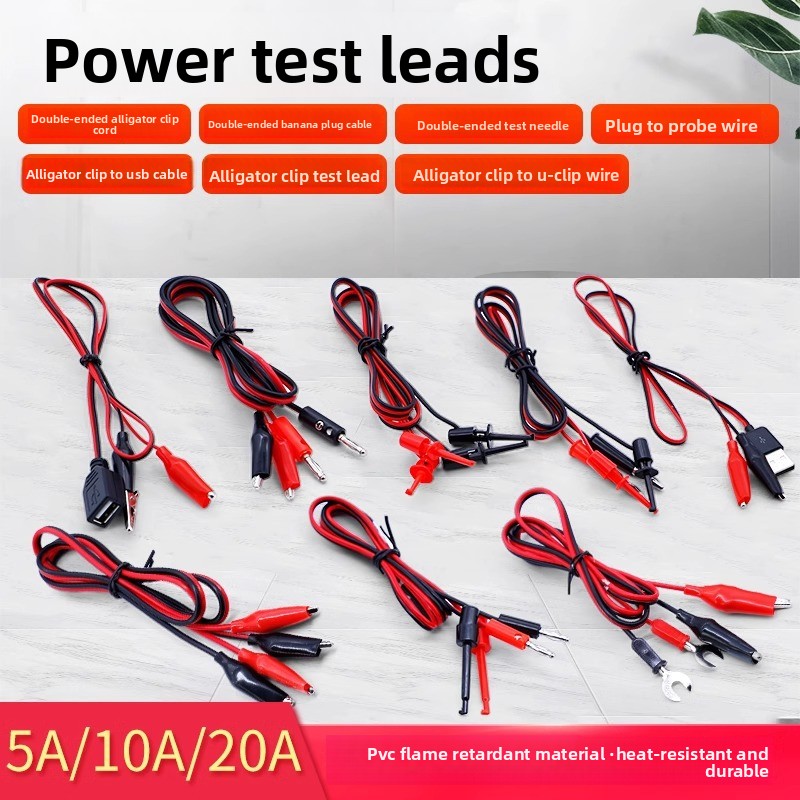 สายทดสอบแบบหนีบจระเข้ ปลั๊กกล้ - Banana Plug บทวิจารณ์และราคา