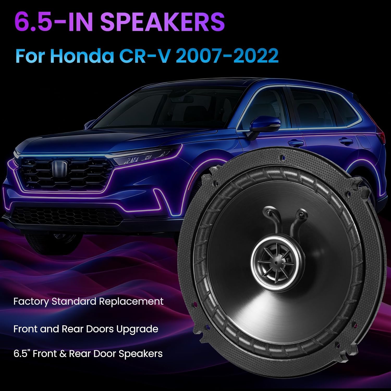 ลำโพง 6.5 นิ้ว สำหรับ Honda CR - Speaker Kit บทวิจารณ์และราคา