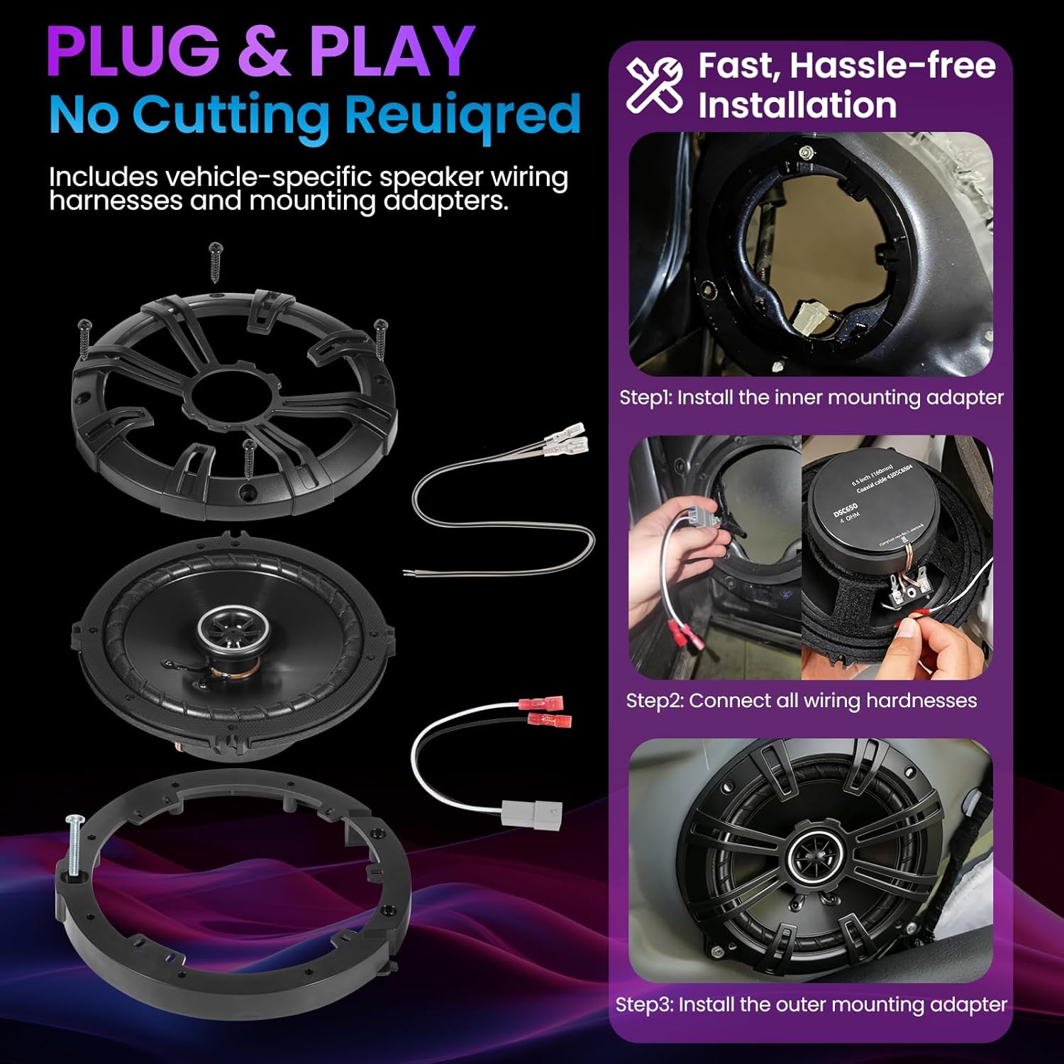 ลำโพง 6.5 นิ้ว สำหรับ Honda CR - Speaker Kit บทวิจารณ์และราคา