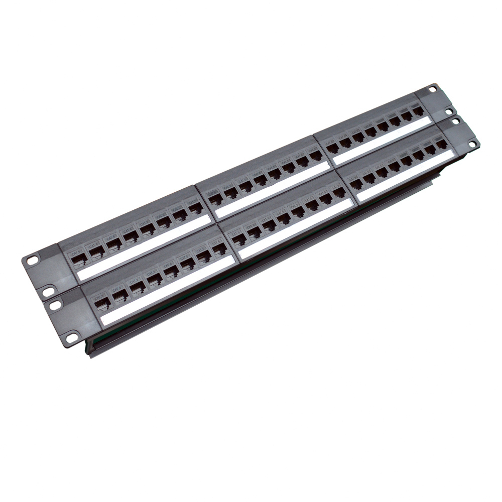 19in 2U ตู้ Pass-Through 48พอร - Rj45 Jack บทวิจารณ์และราคา