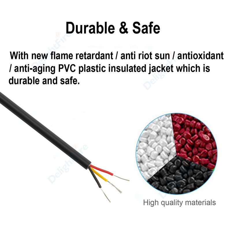 สายไฟหุ้มฉนวน 3 แกน ขนาด 26 24 - Audio Jumper Wire บทวิจารณ์และราคา