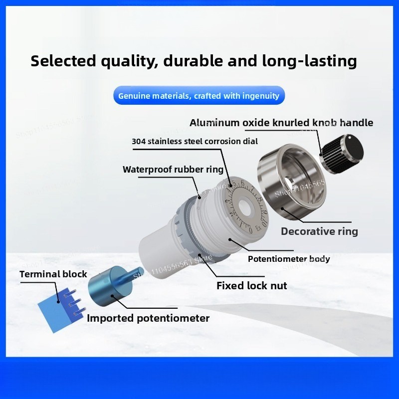 โพเทนชิโอมิเตอร์กันระเบิดและกั - Potentiometer 10K บทวิจารณ์และราคา