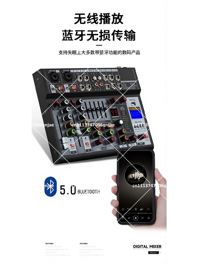 มิกเซอร์เสียงระดับมืออาชีพพร้อ - Usb Sound Card บทวิจารณ์และราคา